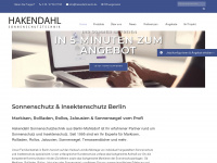hakendahl-sonnenschutztechnik.de Webseite Vorschau