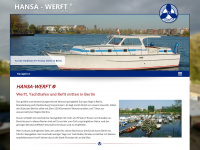 hansa-werft.de Webseite Vorschau