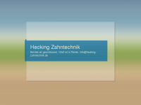 hecking-zahntechnik.de Webseite Vorschau