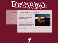 broadway-variete.ch Webseite Vorschau