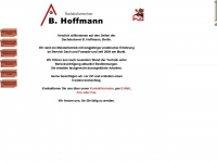 hoffmann-dachdecker.de Webseite Vorschau