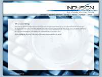 indysign.net Webseite Vorschau