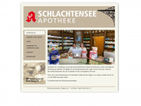 schlachtensee-apotheke.de Webseite Vorschau