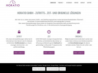 horatio.eu Webseite Vorschau