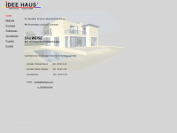 ideehaus.com Webseite Vorschau
