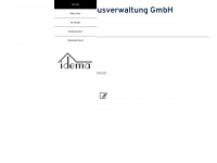 idema-hausverwaltung.de Webseite Vorschau