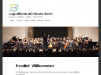 jugendkammerorchester-berlin.de Webseite Vorschau