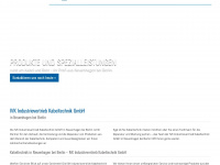 ivk-kabeltechnik.de Webseite Vorschau