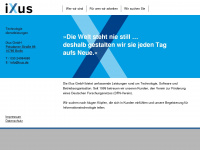 ixus.de Webseite Vorschau