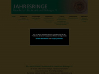 jahresringe-ev.de Webseite Vorschau