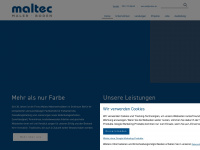 maltec.de Webseite Vorschau