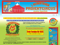 projektcircus.de Webseite Vorschau
