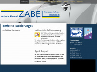 lackiererei-zabel.de Webseite Vorschau