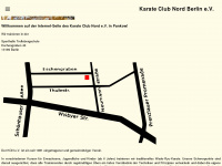 karate-club-nord-berlin.de Webseite Vorschau