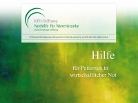 kfh-nothilfe.de Webseite Vorschau