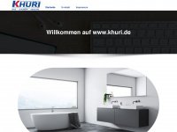 khuri.de Webseite Vorschau