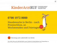 kinderarztruf.com Webseite Vorschau
