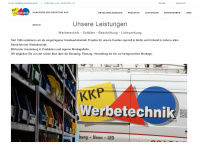 kkp-werbetechnik.de Webseite Vorschau