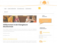 klangbaum.de Webseite Vorschau