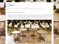 klassik-percussion.de Webseite Vorschau