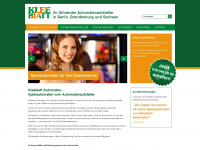 kleeblatt-automaten.de Webseite Vorschau