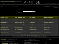 archi.de Webseite Vorschau
