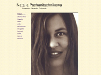 natalia-pschenitschnikowa.de Webseite Vorschau