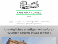 ladekran-schulz.de Webseite Vorschau