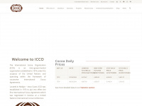 icco.org Webseite Vorschau