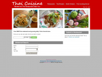 thaicuisine.com Webseite Vorschau