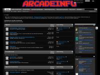 arcadeinfo.de Webseite Vorschau