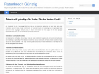 ratenkredit-guenstig.com Webseite Vorschau