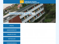 marienschule-berlin.de Webseite Vorschau