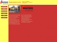 marske-gmbh.de Webseite Vorschau