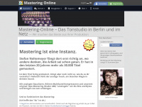 mastering-online.com Webseite Vorschau