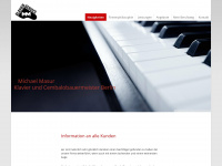 masur-klavier.de Webseite Vorschau