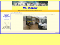 mckarow.de Webseite Vorschau