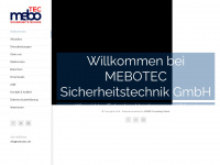 mebotec.de Webseite Vorschau