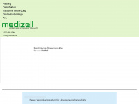 medizell.de Webseite Vorschau