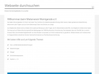 mieterverein-wernigerode.de Webseite Vorschau