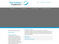 paul-schulze-gmbh.de Webseite Vorschau