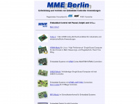 mme-berlin.de Webseite Vorschau