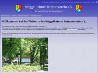 mueggelheimer-heimatverein.de Webseite Vorschau