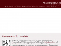 musikschule-juettner.de Webseite Vorschau