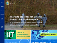 opcw.org Webseite Vorschau