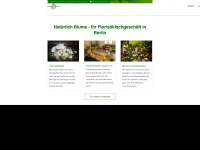 natuerlich-blume.de Webseite Vorschau