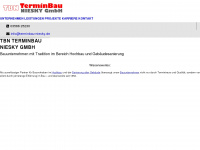 terminbau-niesky.de Webseite Vorschau