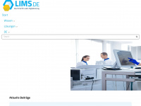 lims.de Webseite Vorschau