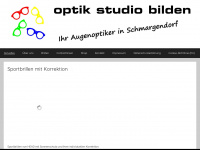 optik-studio-bilden.de Webseite Vorschau