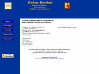 oskar-becker.de Webseite Vorschau